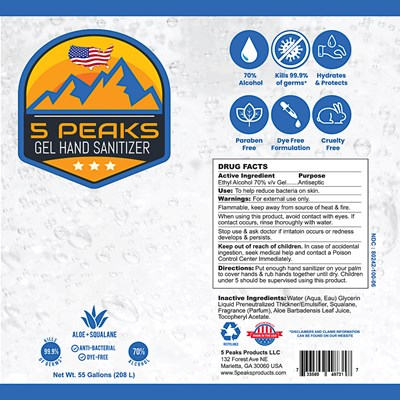5 Peaks 55 Gallon Drum (5 Peaks 55 Gallon Drum)